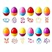 ThinkMax Self-ink Stamps Set for Kids Egg Stampers for Party Favors, Gifts, Prizes, Rewards, Giveaways (12 PCs)