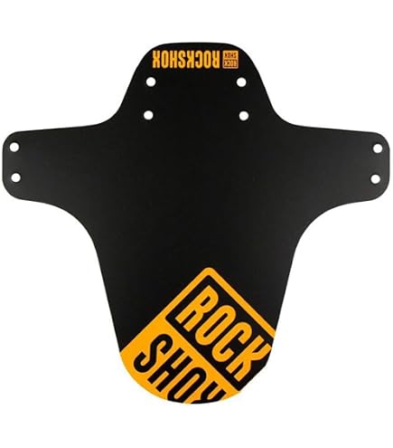 Amazon.com : RockShox MTB Fender, Short Zip Tie, Black w/Fire Red