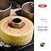 Bakerdream Nonstick Angel Food Pans Baking cake Mould with Removable Bottom Angel Food Cake Pan Tube Cake Pan (6inch)