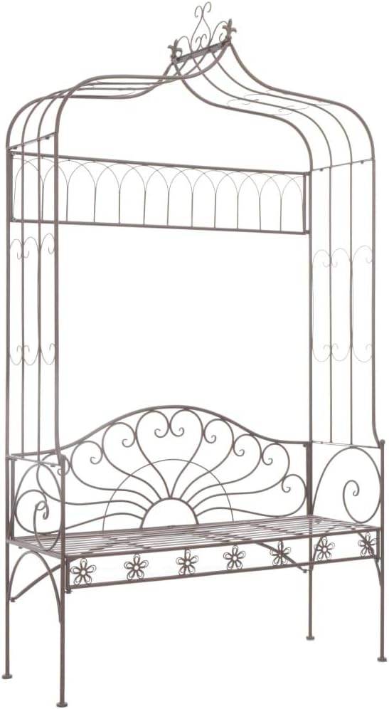 Festnight Gartenbank | Antik Parkbank | Terrasse Metallbank | Outdoor