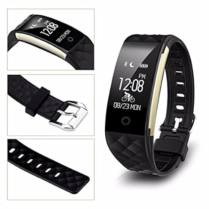Bluetooth Banda Inteligente S Pulsómetro Pulsera Smartband Actividad Rastreador Pulsera Para Android
