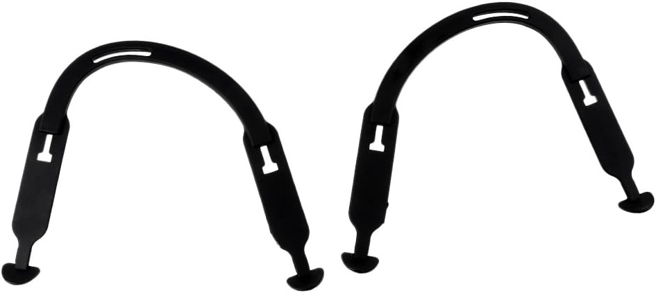 LoveinDIY 2 Pcs Durable Nylon Hockey Replacement Ear Loops/Ear Slings - Black : Sports & Outdoors