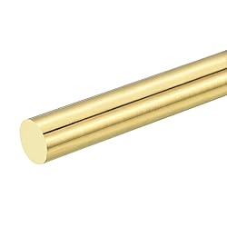 uxcell 1 Pcs 3/4"(19mm) Dia Brass Solid Round