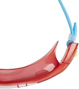 Speedo Biofuse Rift Swimming Goggles Unisex Adults Anti-Fog Anti-Leak Lava Red view 3