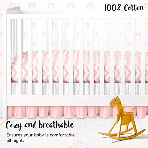 Cuddly Cubs Premium Jersey Crib Sheets, Gentle on Baby Skin and Extra Soft for a Sound Sleep