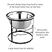 Stainless Steel Elevated Pet Bowl with Stand for Dogs and Cats-Raised Feeder for Food/Water With Removeable Dishwasher Safe Dish- 40 Oz By PETMAKER