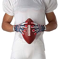 Cutters Game Day Receiver Glvs Flag S/M