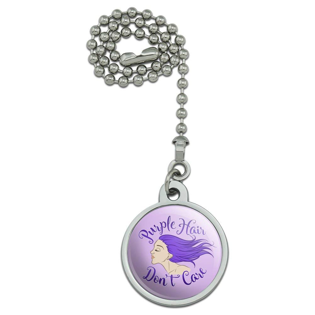 Amazon Com Graphics More Purple Hair Don T Care Ceiling Fan And