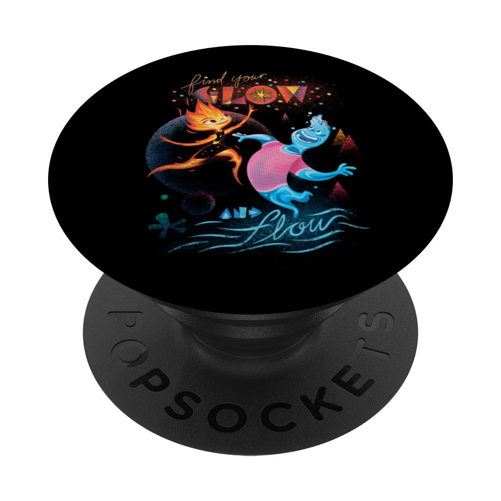Disney and Pixar’s Elemental Find Your Glow and Flow PopSockets Adhesive PopGrip