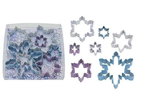 Click Here to See More Images R & M International Corp Christmas Holiday Snowflake 7 Piece Cookie Cutter Set