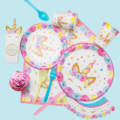1 Unicorn+Party+Supplies+Kit+Decorations