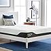 LUCID 10 Inch Latex Hybrid Mattress - Responsive Latex Foam and Encased Springs - Medium Firm Feel - Motion Isolation - Edge Support - Gel Infused - Pressure Relief - Bed in a Box - Full Size