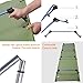 OUTAD Cot 24 x 79-Inches Pack-Away Cot 200KG Bearing With Breathable Waterproof Bed Surface e (Army green)