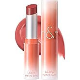 rom&nd GLASTING MELTING BALM #14 Dear Apple | Hydrating Lip Gloss Stick for Crystal Clear Shine & Natural Tint | Non-Sticky, Long-Lasting Moisture