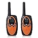 YETION Walkie Talkies for Kids 22 Channel Two Way Radios UHF Long Range Built-in Microphone Hand Free Toy Walkie Talkie for Children (Orange)