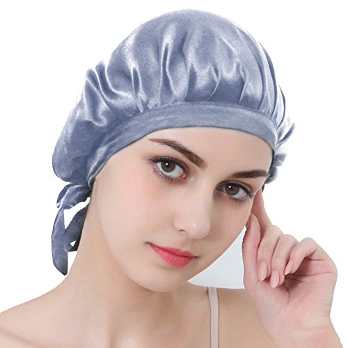 Buy Oshide Natural Silk Night Cap Head Cover for Hair Beauty5