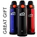 Mountain Source 27oz Thermos Stainless Steel BPA-free Insulated Water Bottle (Black)