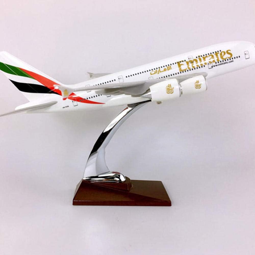 HCBYJ Airplane Model 36CM 1:200 Airbus A380-800 Model United Arab Emirates airlinebase Alloy Aircraft Collectible Display