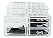 6goodeals, 4 Drawers Acrylic Cosmetic Make Up Organizer & Jewelry Storage 2 Pieces Display Set FREE Lipstick Case~ USA SELLER FAST SHIPPING!