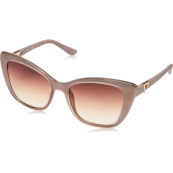 GUESS Factory - Occhiali Da Sole Oversized Quadrati Donna, Marrone, Modello GF6138 01B 55 19 140, Categoria 3 - 5