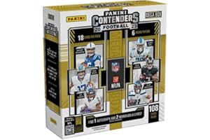 Panini 2023 Contenders Football Mega Trading Card Box (108 Cards/Box) One Autograph Teal Parallels