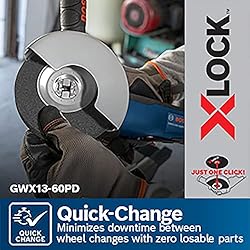 Bosch GWX13-60PD 6 In. X-LOCK Angle Grinder with No