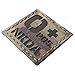 OPOS NKDA O+ Blood Type 2x2 Tactical Morale Fastener Patch (Multicam)