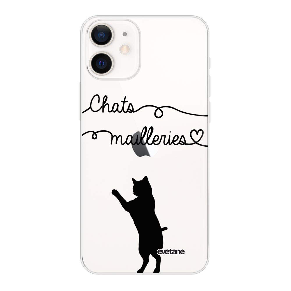 Evetane iPhone 12 Mini Case Cat Design — image 1