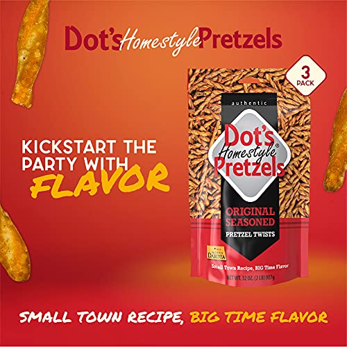 Dot's Homestyle Pretzels 18oz & 32oz Flavors (Original, 32 Ounce (3 Pack)) Pricepulse