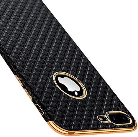 7/8 plus luxury iphone 7plus case 8plus matte for apple i phone cover 8plus iphone7plus iphone8plus 5.5 inch with 2 pieces tempered glass screen protector