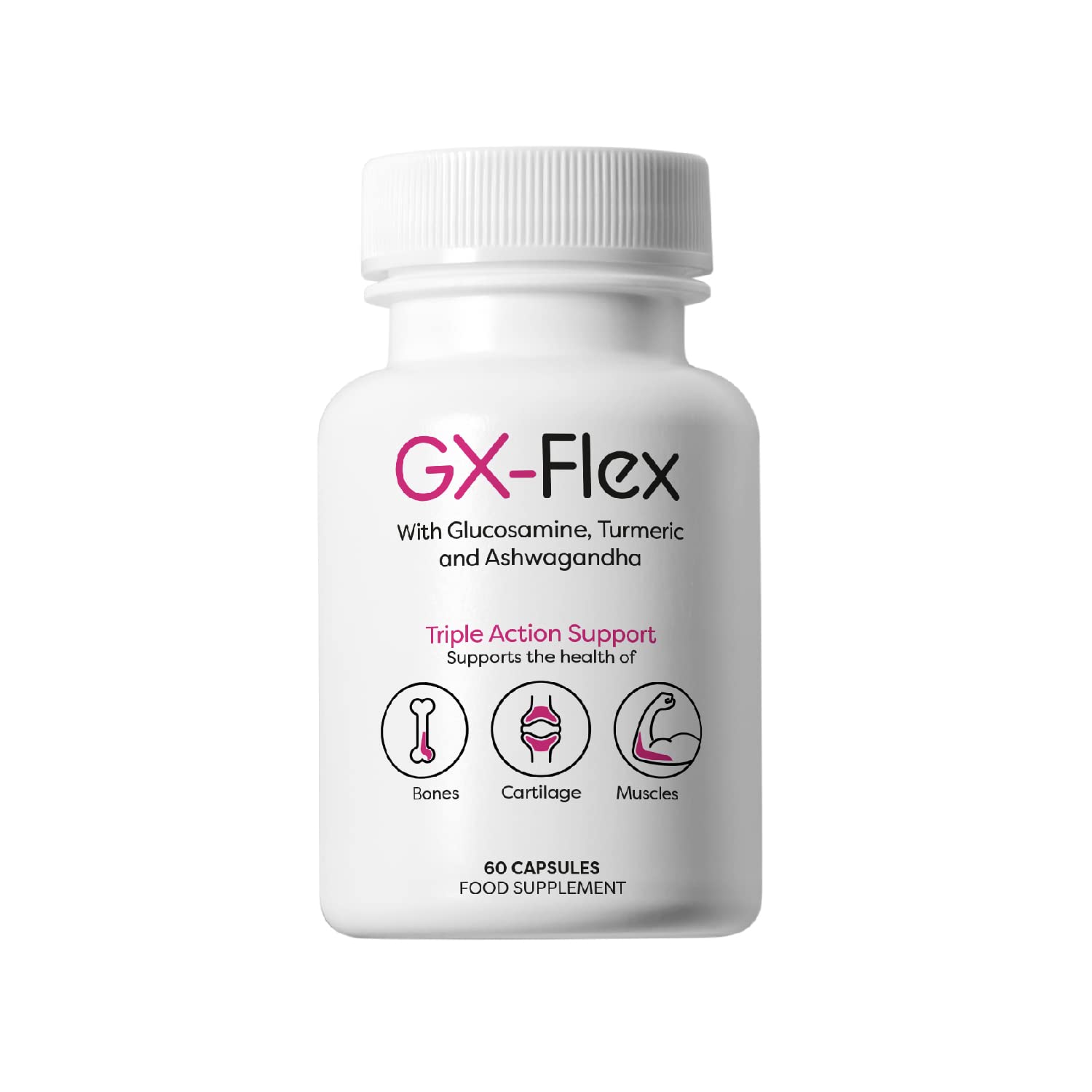 Joint Care Supplement| 12 Proven Natural and Powerful Ingredients for Knee and Joints| Glucosamine, Turmeric, Ashwagandha | Optimal Strength Formula with Black Pepper, Ginger and Essential Vitamins