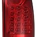 Spec-D Tuning LT-F15097RLED-TM Ford F150 F250 Red Clear Led Tail Lights