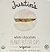 Justins Organic White Chocolate Peanut Butter Cup, 1.4 Ounce - 12 per case.