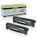 greencycle 2 PK Compatible CB435A 35A Black Laser Toner Cartridges Replacement for HP Laserjet P1005 P1006 P1009 Printer primary