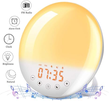 Allomn Lampe Réveil Enfant Allomn Simulateur De Lever De