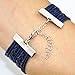 Ac Union Handmade Puzzle Piece Jigsaw Puzzle Infinity Leather Bracelet for Women Girl - All Dark Blue