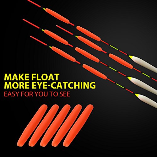 BigBig Style 100 Stück langlebige Tropfenanzeiger, Angelposen, Mini-Bobber-Zubehör – Bild 3