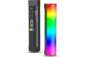 FotStdio 6.7" RGB Video Light Wand, Magnetic Handheld Tube Light Stick 2500K-9000K CCT & 20 Scene Modes with 2000mAh Battery,