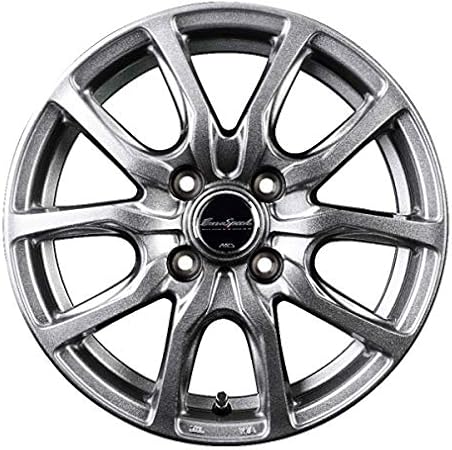 Amazon Mid Eurospeed G52 14インチ 14 5 5j インセット 45 穴数 4 Pcd 100 ハブ径 67 メタリックグレー ホイール4本価格 ホイール 車 バイク