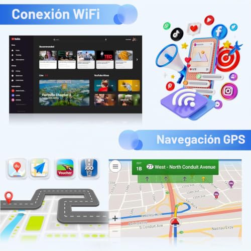 Inefala 4+64G Stereo for Audi A4 S4 RS4 8E B6 B7 2000-2009 Android 15 with Wireless Carplay and Android Auto, 7'' Radio Screen with Bluetooth 32EQ GPS FM/RDS SWC AHD Reverse Camera