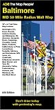 Baltimore Md 50 Mile Radius: Laminated by