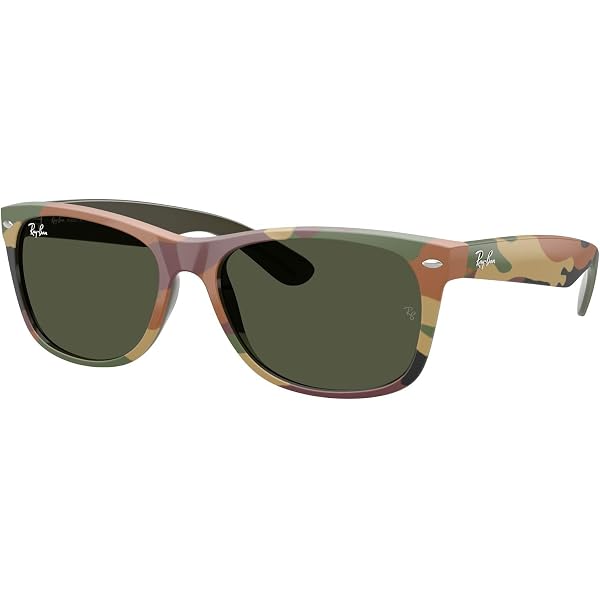 Amazon.com: Ray-Ban RB2132 New Wayfarer Sunglasses Shiny  display picture 1