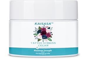 JUANCHI Tattoo Numbing Cream,Maximum Strength Tattoo Numbing Cream, Cream for Tattoo, Waxing, Microneedling 1.75 oz