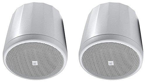 JBL C62P-WH Ultra-Compact Mid-High Satellite Hanging Pendant Speaker, White (sold as pair)