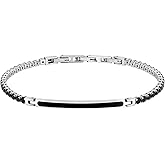 Feifuli Stainless Steel Bracelets for Men&Women,Stylish Link Chain Bracelet for Men, Charm Jewelry for Birthday Annivesary Fathers Day Valentines, Dad Husband Boyfriend,Casual Trendy Cool Adjustable