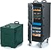 Carlisle FoodService Products Cateraide Insulated Front Loading Food Pan Carrier with Handles for Catering, Events, and Restaurants, Plastic, 5 Pans, Forest Green