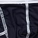 FEESHOW Men's Suspender Singlet Bulge Pouch Leotard Bodysuit Underwear Briefs (Blue, M)