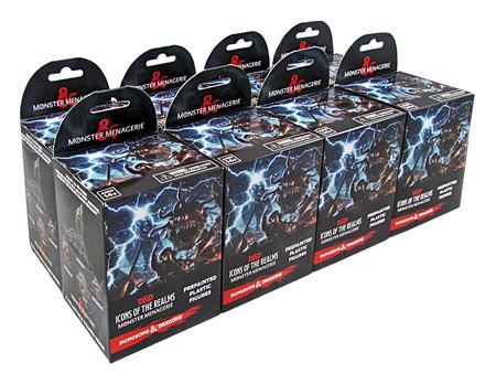 D&D Icons of the Realms - Monster Menagerie 8-Pack Booster Brick WZK 72288 by WizKids