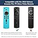 Pinowu Remote Case for Fire TV Stick 4K Compatible with All-New 2nd Gen Alexa Voice Remote Control Cover (2 Pack: Turquoise and Purple)thumb 1
