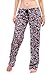 Betty Boop Women's Warm and Cozy Plush Pajama Bottoms (Medium, Zebra)